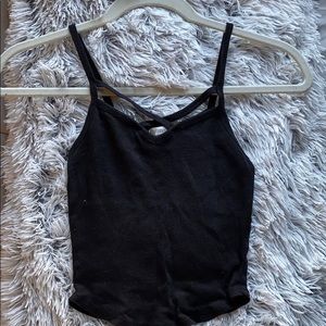 Black Tank Crop top